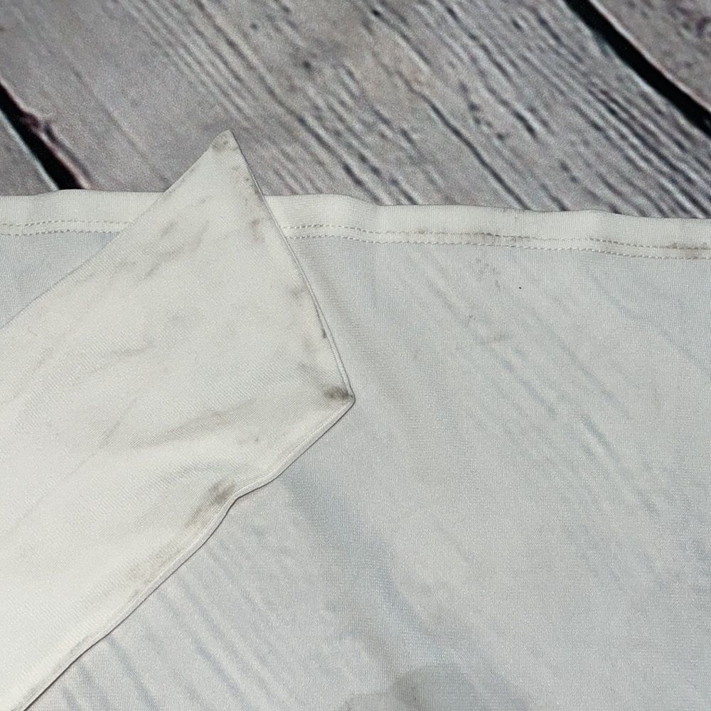 White Halston Heritage Flowy Grecian Style Dress - XS - Picture 8 of 8